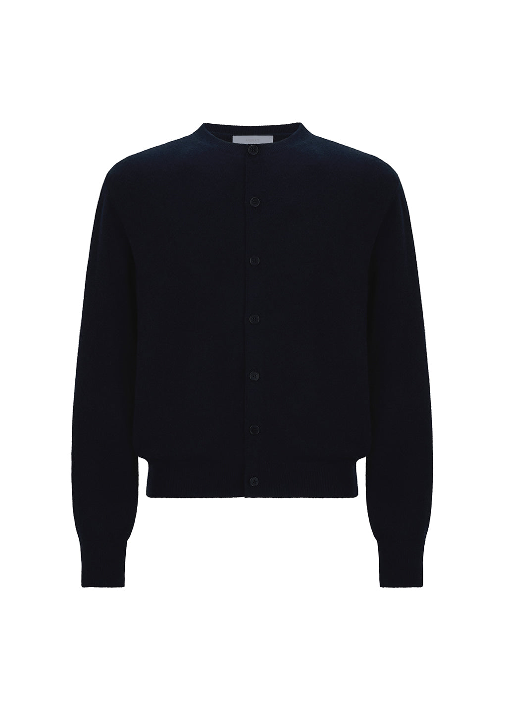 Amomento - Men's Cashmere Crewneck Cardigan (Navy) product image 2 | TRAB K-Fashion Australia