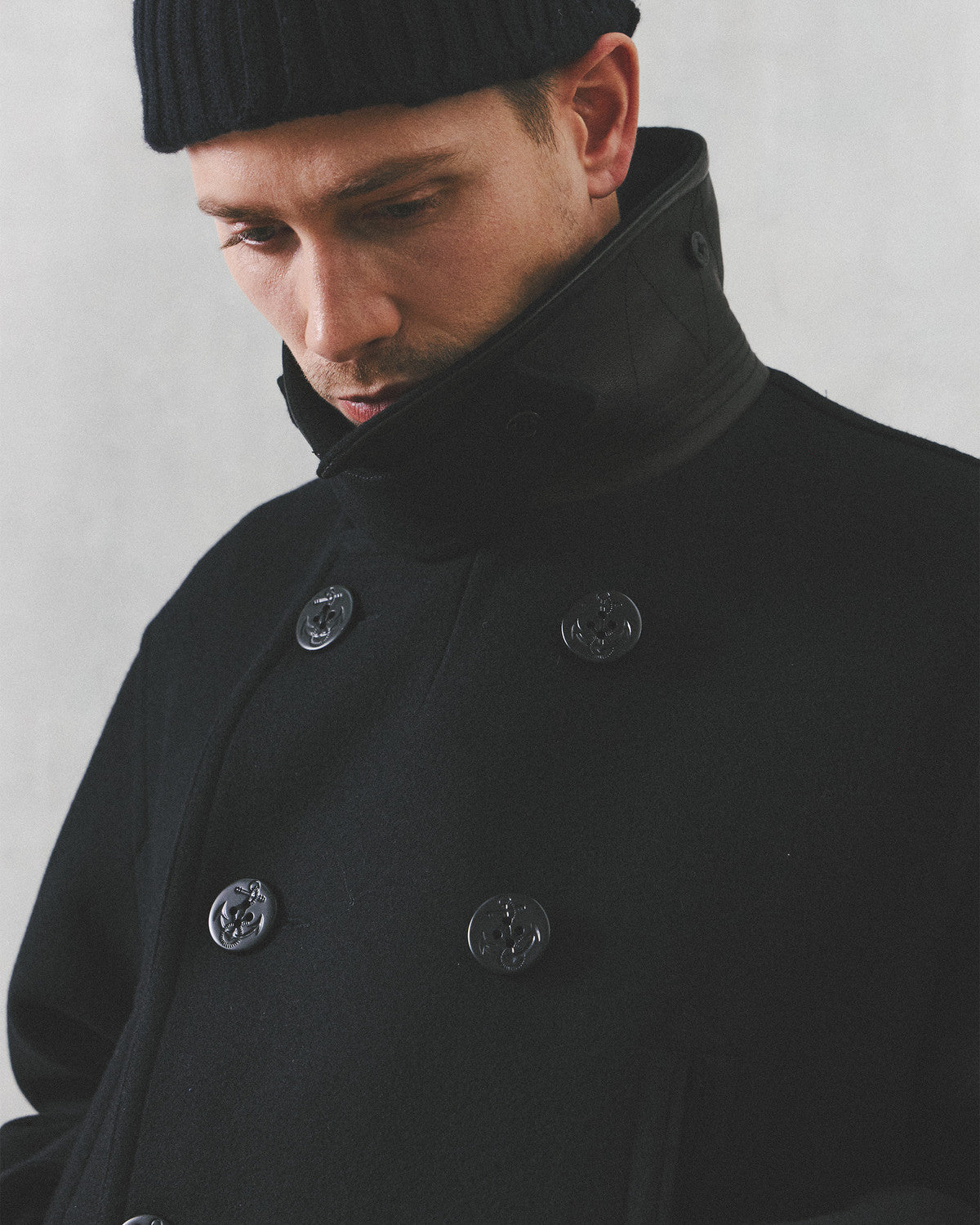 Eastlogue - Naval Coat (Black Melton) product image 4 | TRAB K-Fashion Australia