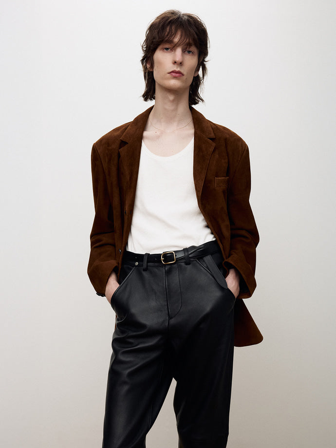 Tonywack - Suede Tailored Jacket (Camel) product image 6 | TRAB K-Fashion Australia