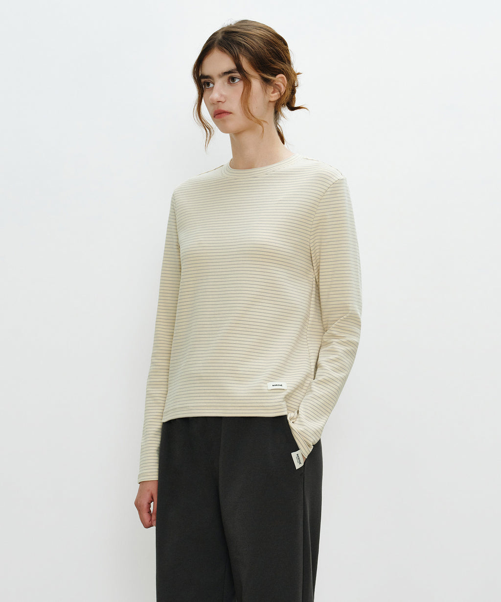 Marithe & Francois Girbaud - Basic Long Sleeve (Butter) product image 2 | TRAB K-Fashion Australia