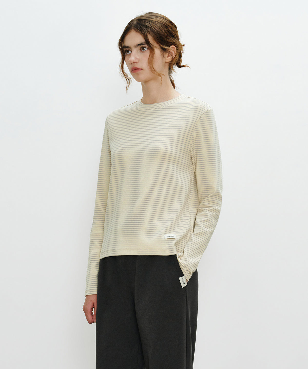 Marithe & Francois Girbaud - Basic Long Sleeve (Butter) product image 2 | TRAB K-Fashion Australia