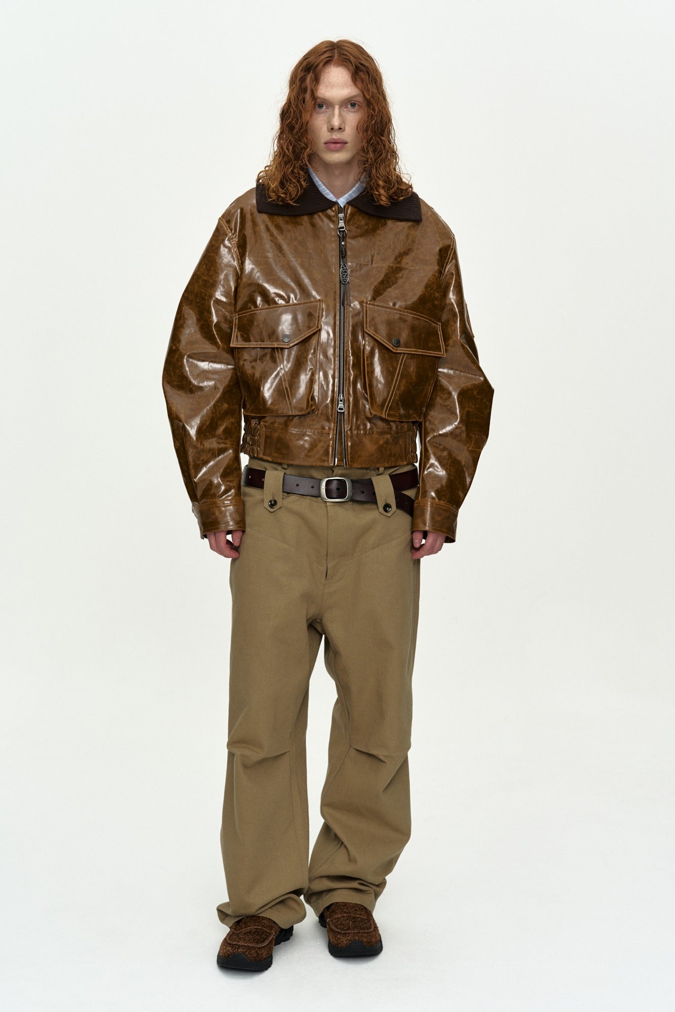 Andersson Bell - Mikoos26 Bomber Jacket (Brown) product image 1 | TRAB K-Fashion Australia