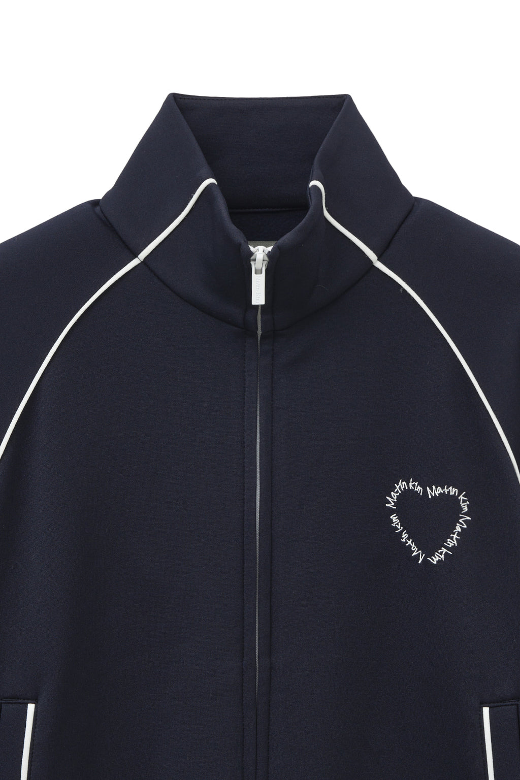 Matin Kim - Heart Logo Track Jumper (Navy) product image 4 | TRAB K-Fashion Australia