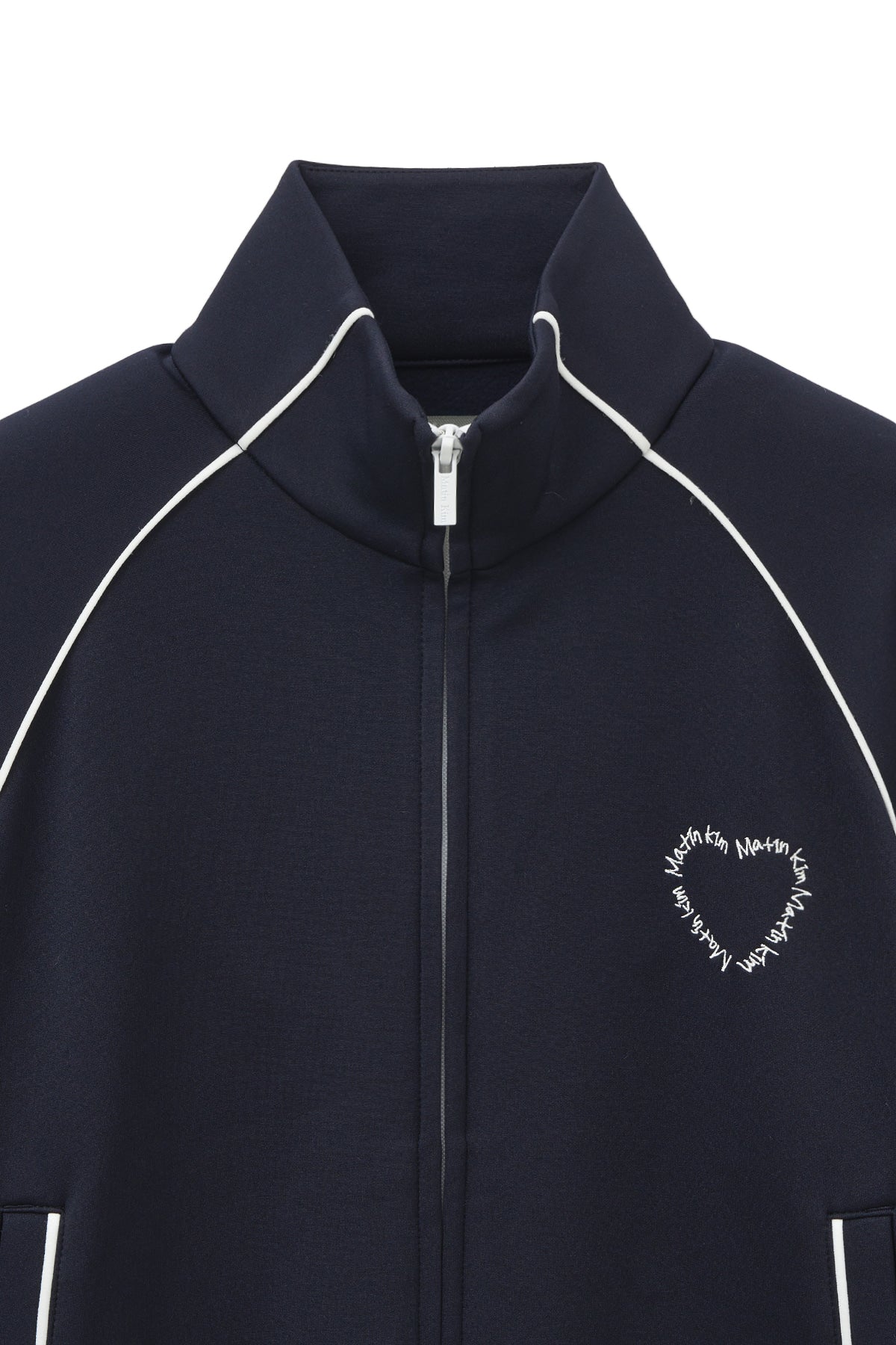 Matin Kim - Heart Logo Track Jumper (Navy) product image 4 | TRAB K-Fashion Australia