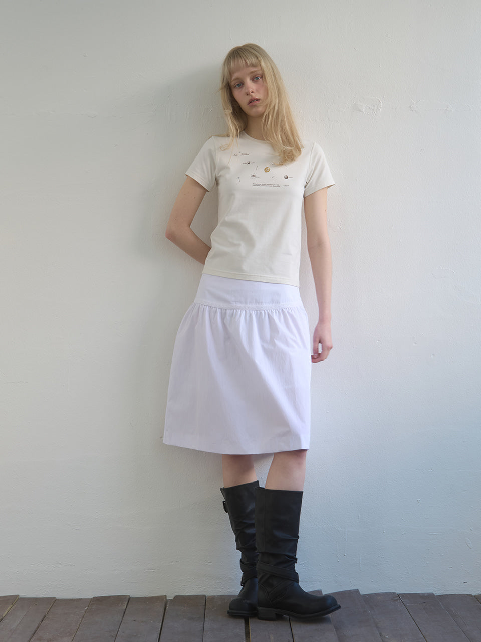 Kijun - Planet T-Shirt (Off-White) product image 5 | TRAB K-Fashion Australia