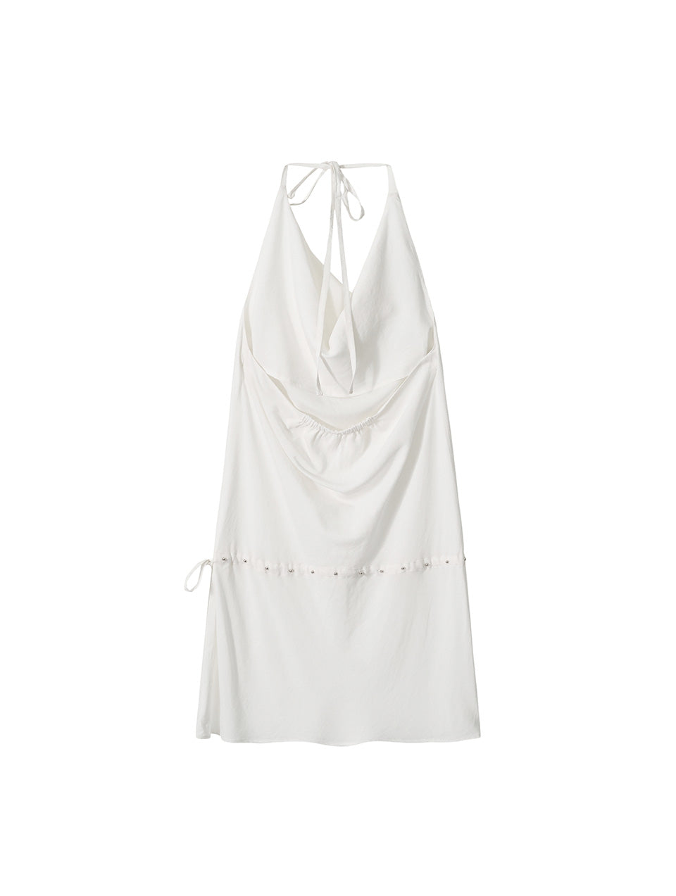 Kijun - Cowl Mini Dress (Off-White) product image 8 | TRAB K-Fashion Australia