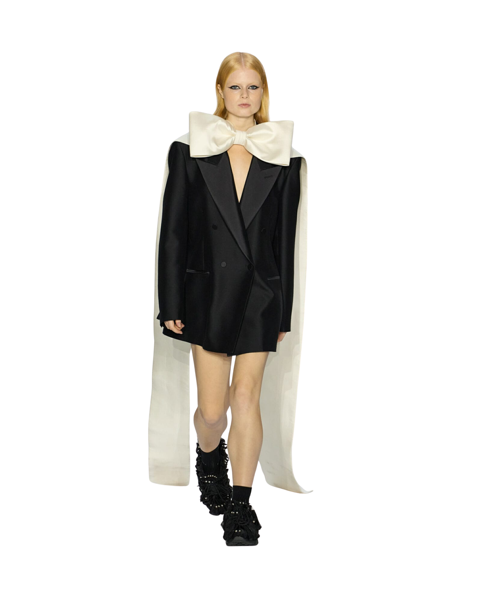 Kimhe Kim - Wool-Silk Tuxedo Jacket (Black) product image 1 | TRAB K-Fashion Australia