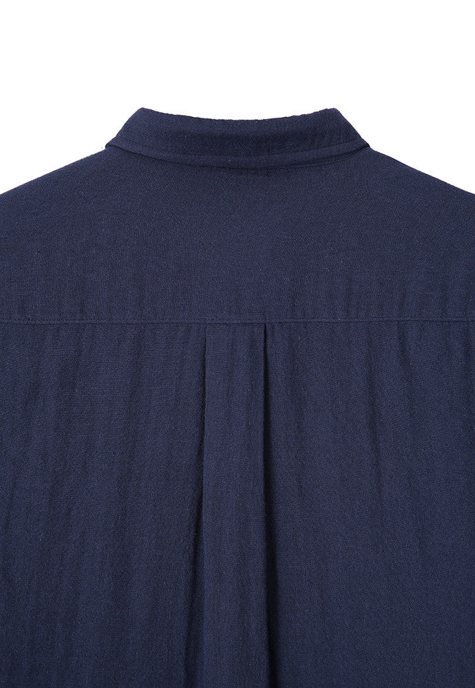 Art if acts - Washed Gauze Shirt (Navy) product image 9 | TRAB K-Fashion Australia