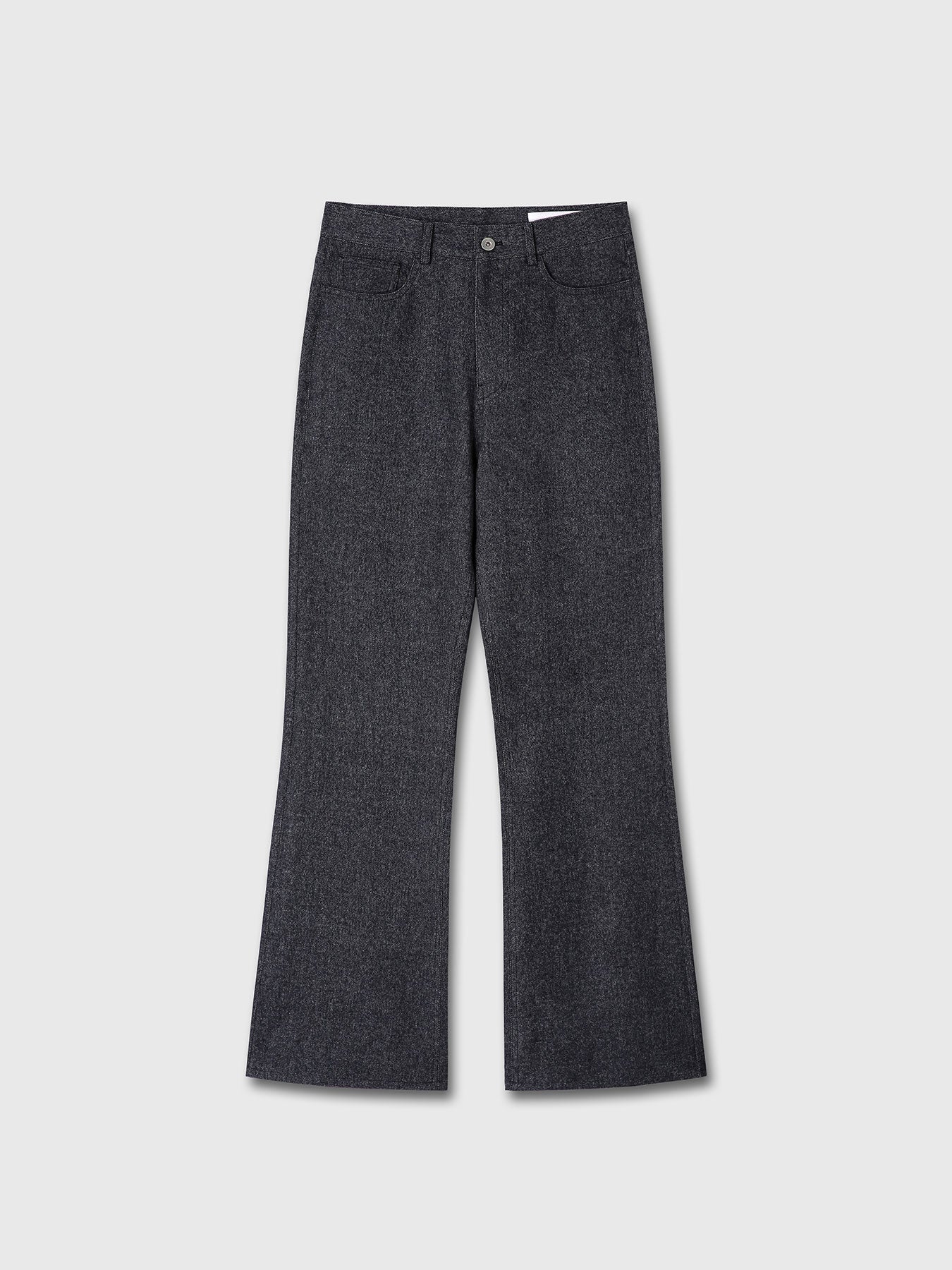 Tonywack - Wool Denim Loose Flared Jeans (Dark Indigo) product image 10 | TRAB K-Fashion Australia