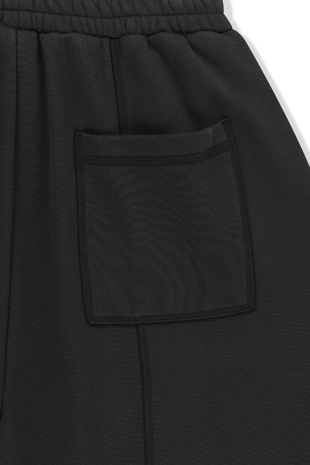 Matin Kim - Colorblock Cut Seam Sweatpants (Black) product image 6 | TRAB K-Fashion Australia