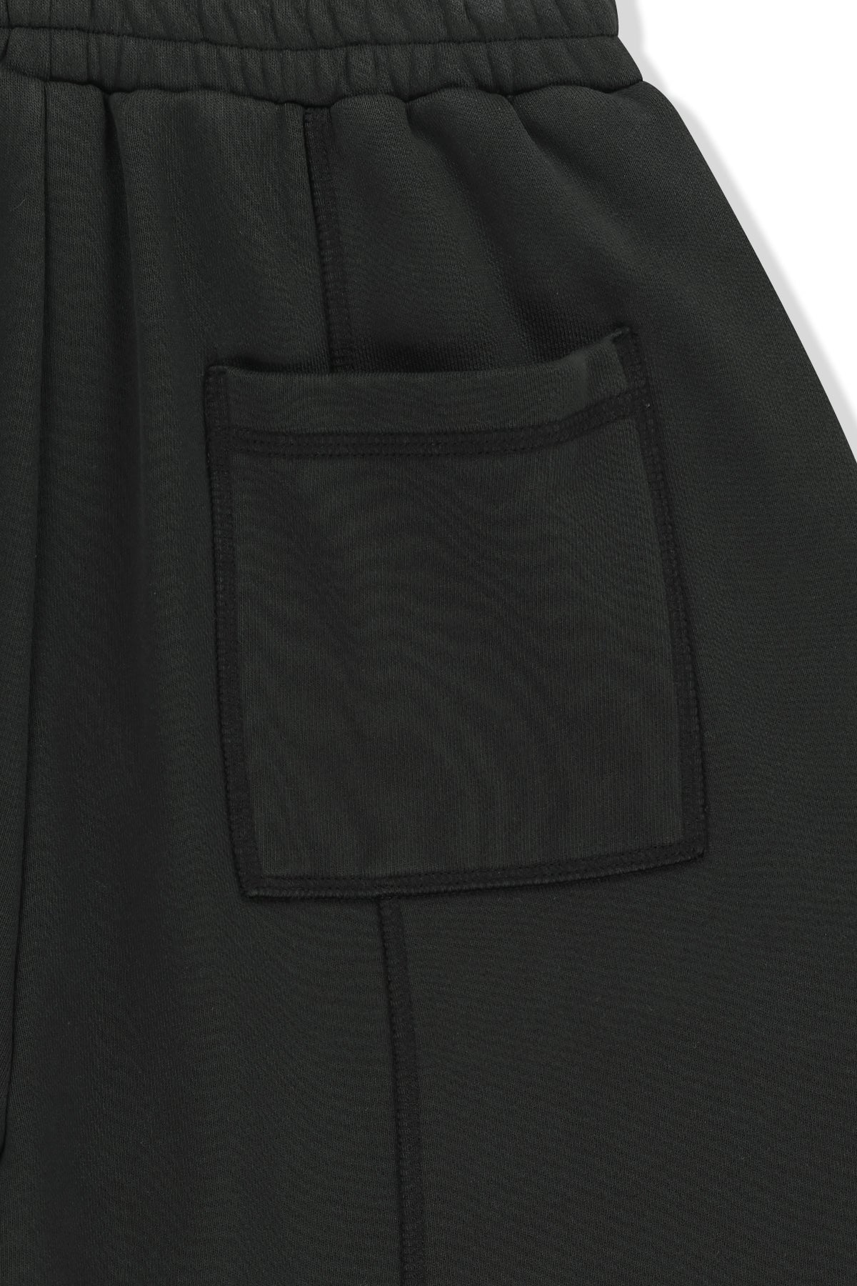 Matin Kim - Colorblock Cut Seam Sweatpants (Black) product image 6 | TRAB K-Fashion Australia