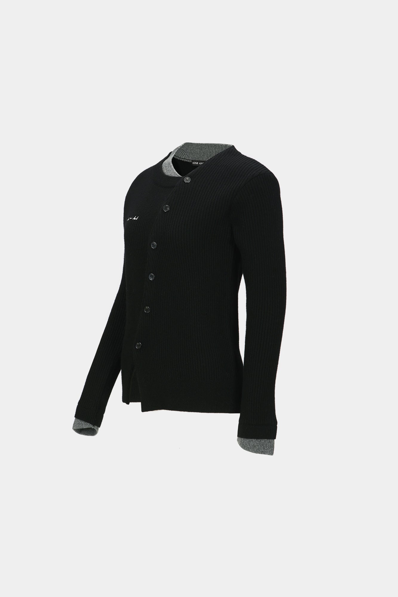 Andersson Bell - Button Slim Knit Cardigan (Black) product image 8 | TRAB K-Fashion Australia