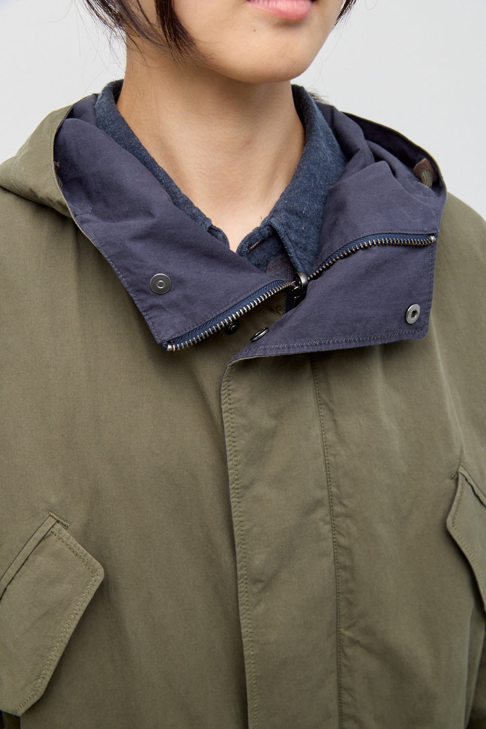 Hatchingroom - Reversible Parka (Khaki/Navy) product image 8 | TRAB K-Fashion Australia