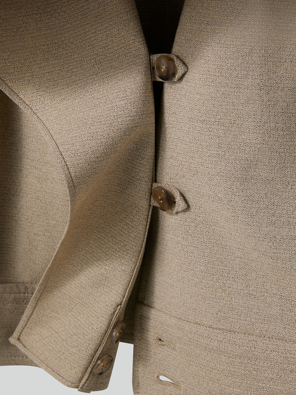 Recto - Draped Scarf Detail Jumper (Sand Beige) product image 7 | TRAB K-Fashion Australia