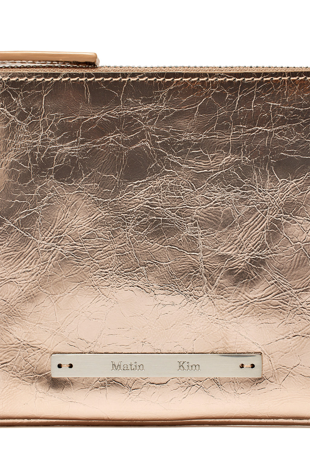 Matin Kim - Glossy Leather Micro Bag (Champagne) product image 3 | TRAB K-Fashion Australia