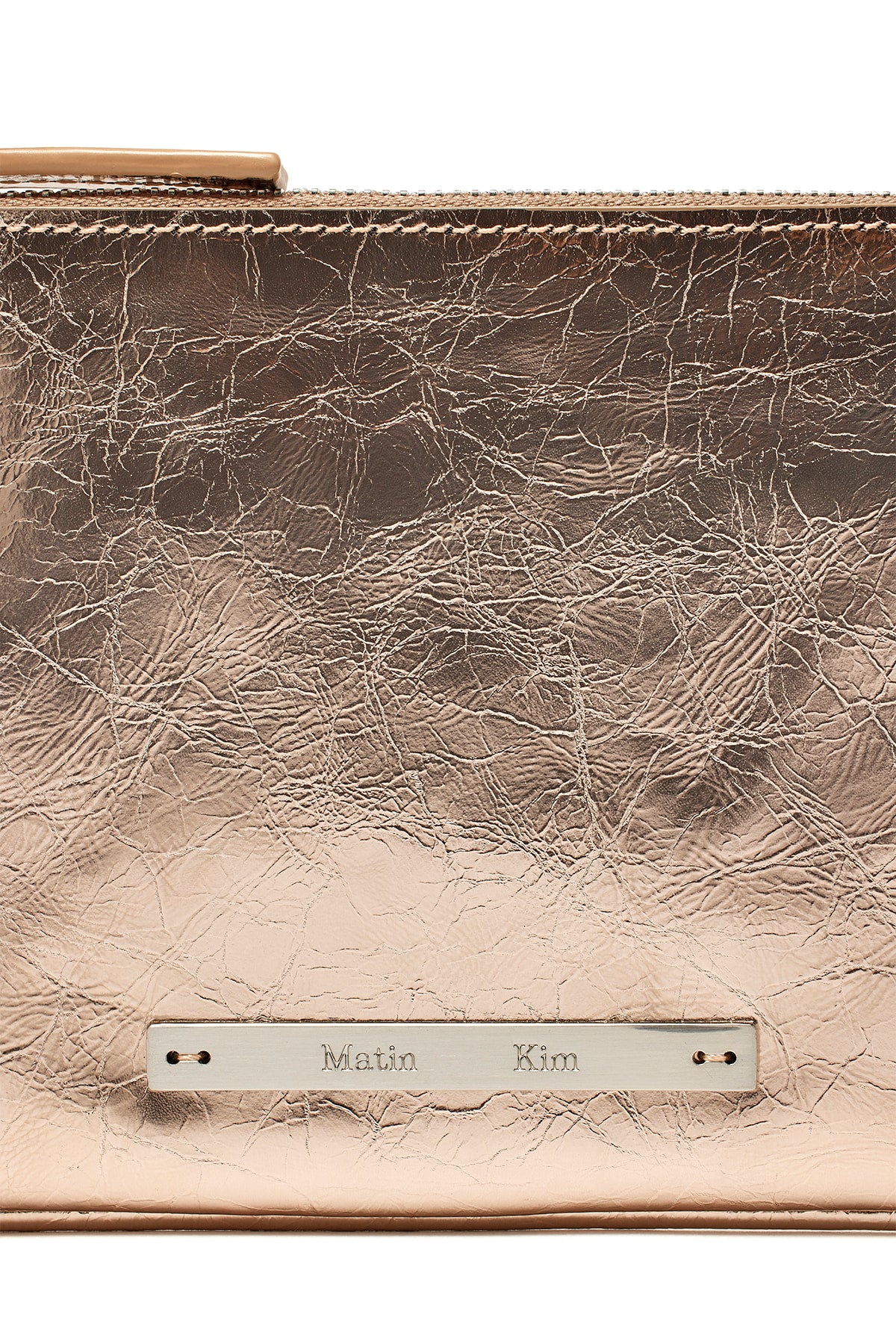 Matin Kim - Glossy Leather Micro Bag (Champagne) product image 3 | TRAB K-Fashion Australia