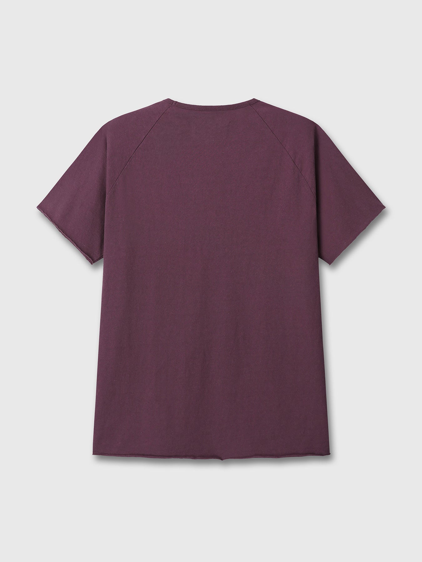 Tonywack - Raw Edge Washed T-Shirt (Burgundy) product image 9 | TRAB K-Fashion Australia