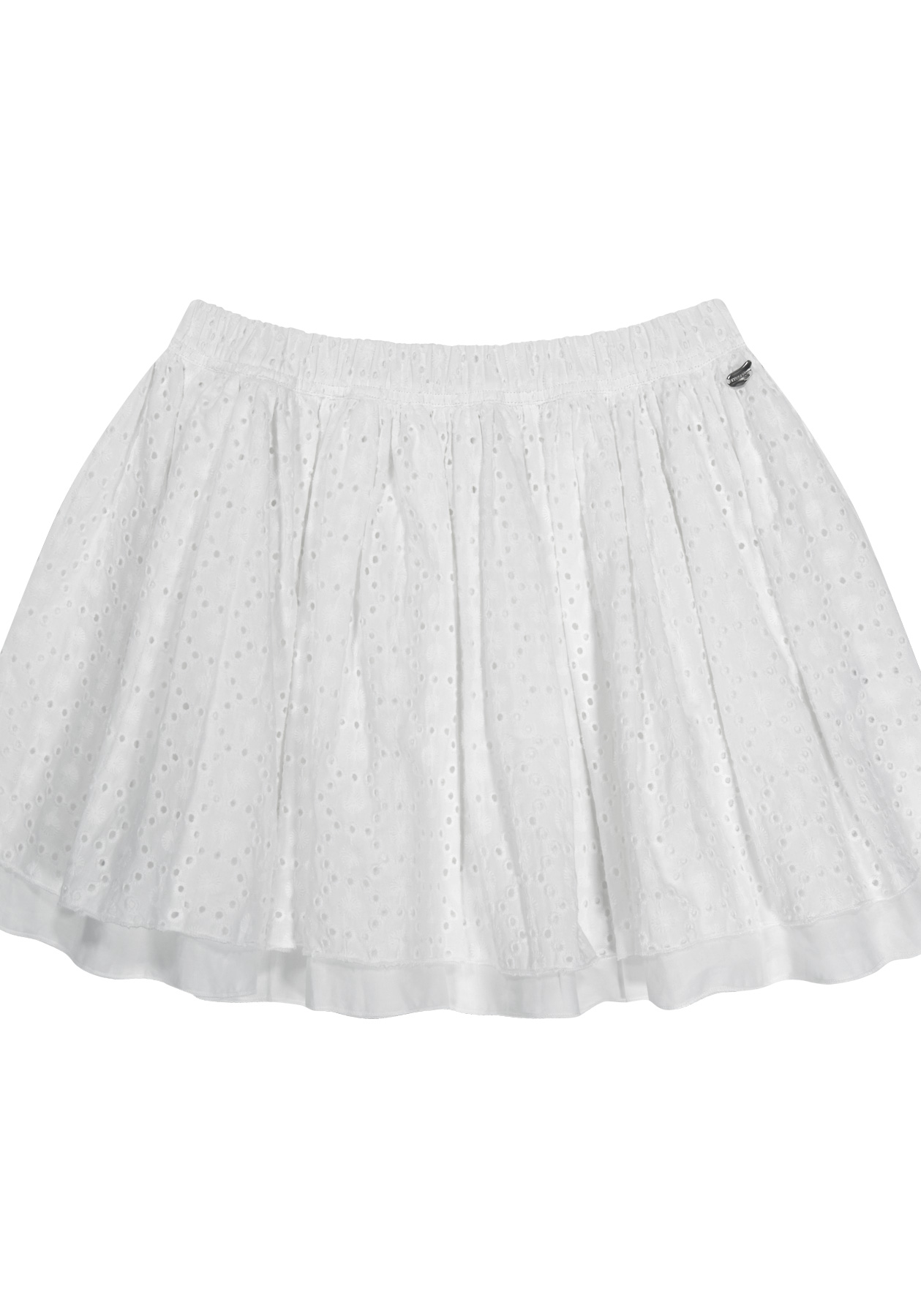 Coyseio - Flower Punching Skirt (White) product image 2 | TRAB K-Fashion Australia