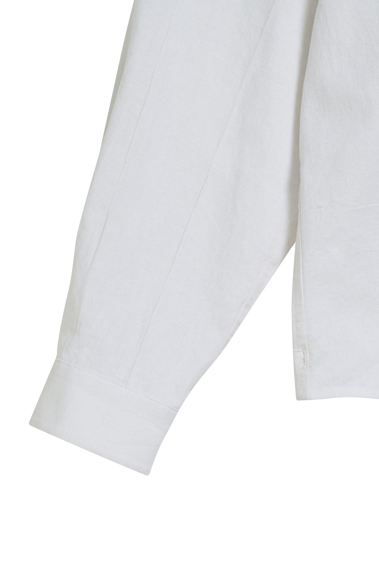 STU - Stand Collar Crease Shirt (White) product image 20 | TRAB K-Fashion Australia