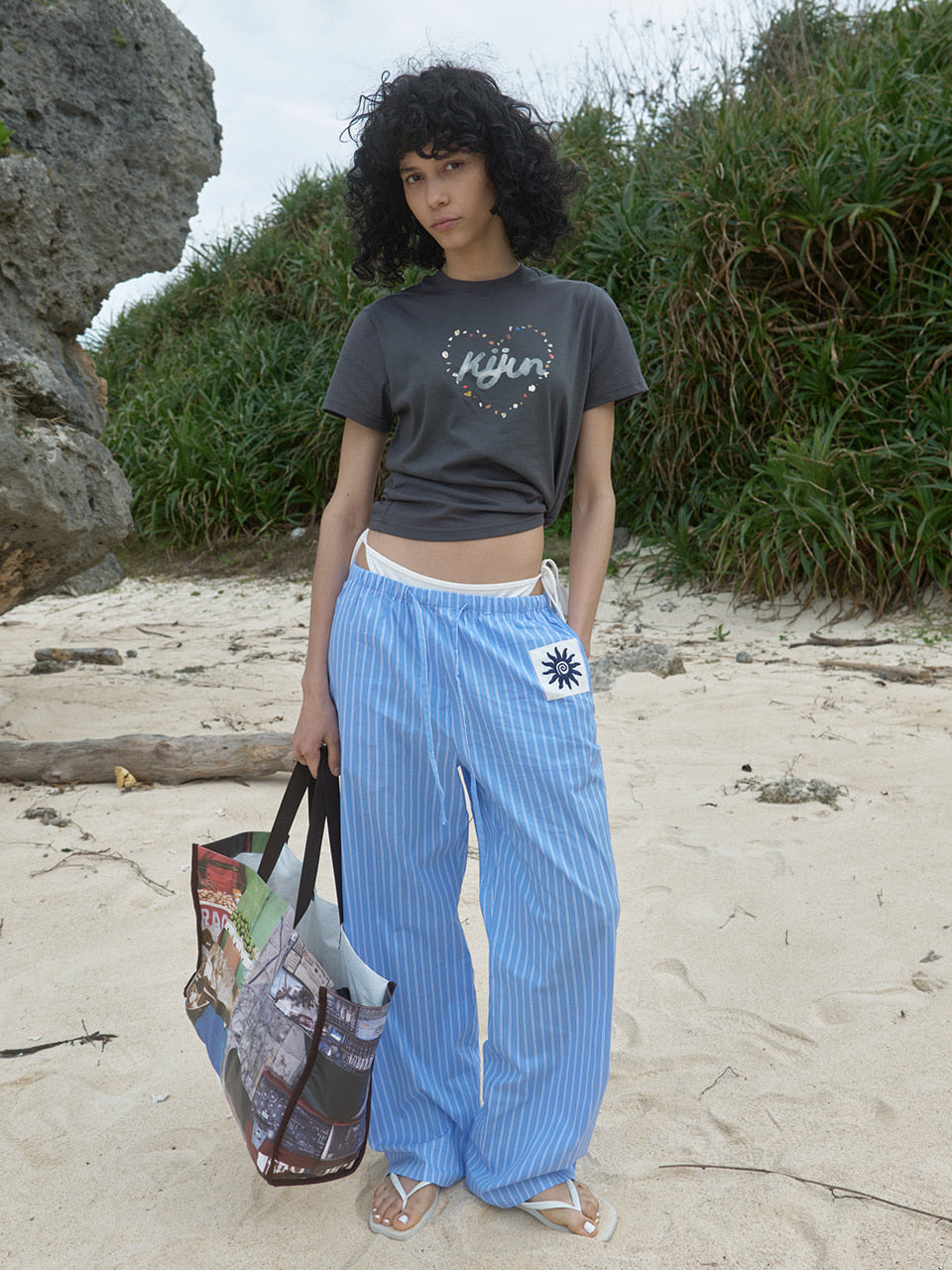 Kijun - Le Soleil Lounge Pants (Blue) product image 2 | TRAB K-Fashion Australia