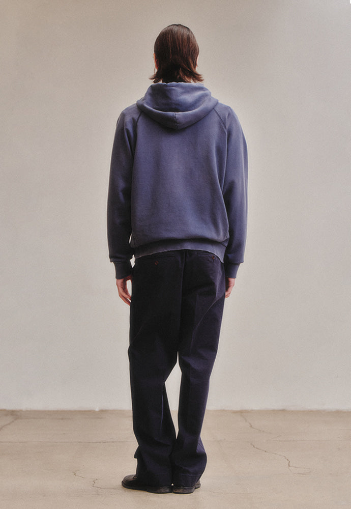 Art if acts - Garment Dyed Sweat Hooded Zip-Up (Navy) product image 5 | TRAB K-Fashion Australia
