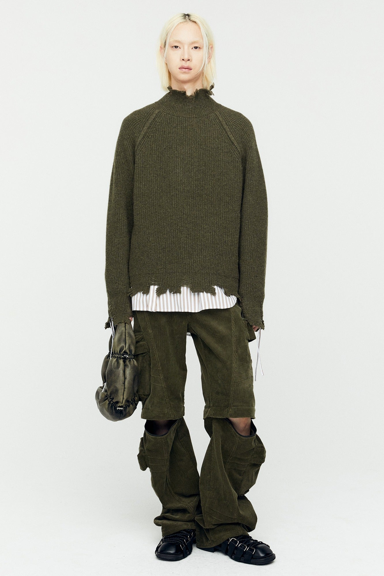 Andersson Bell - Roghen Turtle Neck Sweater (Taupe) product image 1 | TRAB K-Fashion Australia