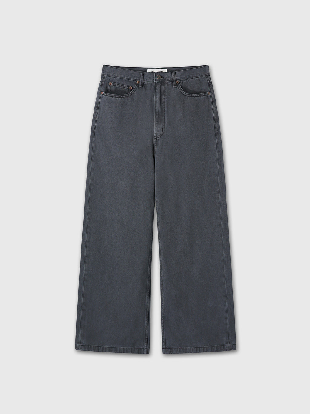 Tonywack - Wide-Leg Denim Jeans (Faded Carbon) product image 8 | TRAB K-Fashion Australia