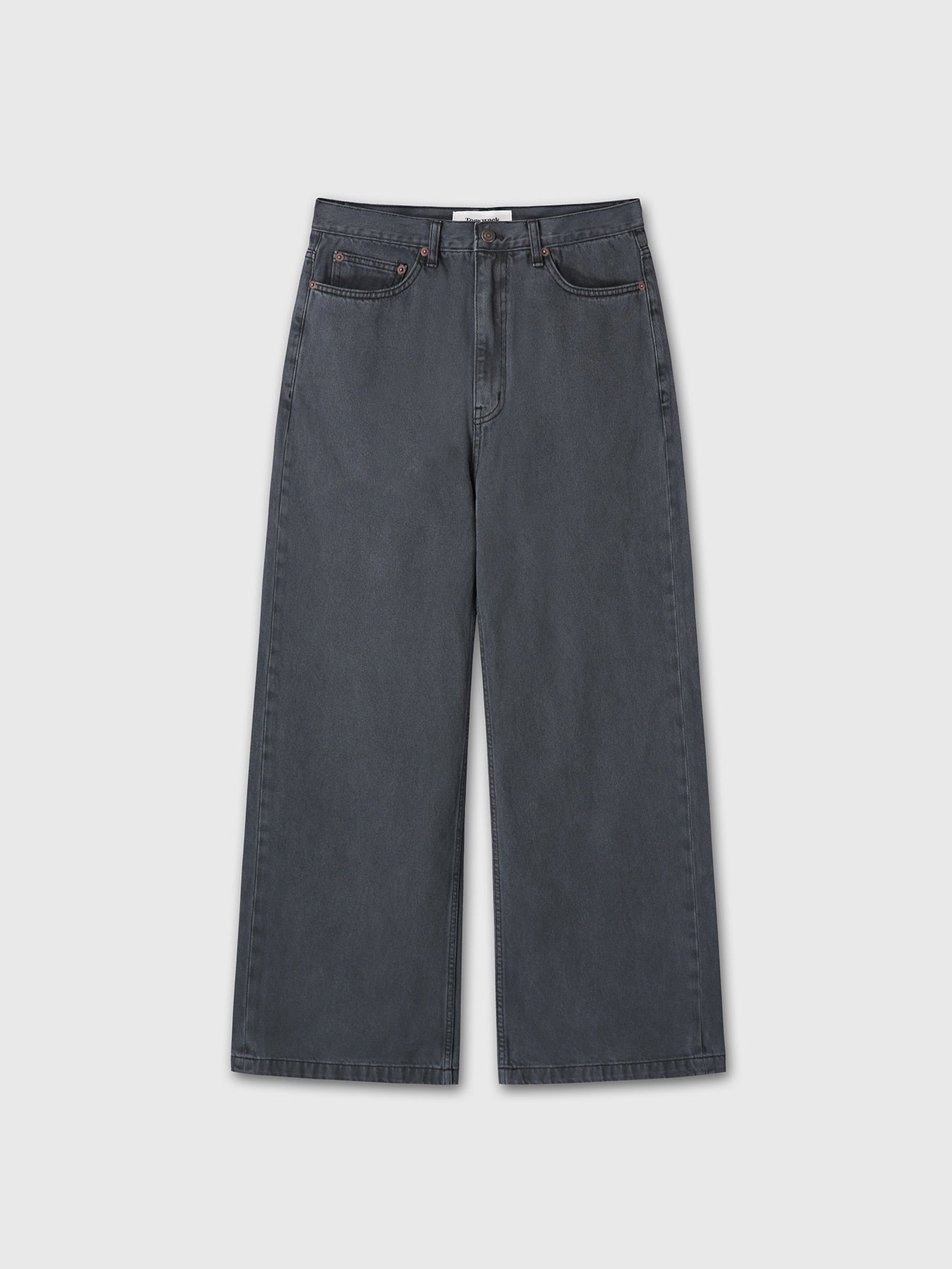 Tonywack - Wide-Leg Denim Jeans (Faded Carbon) product image 8 | TRAB K-Fashion Australia