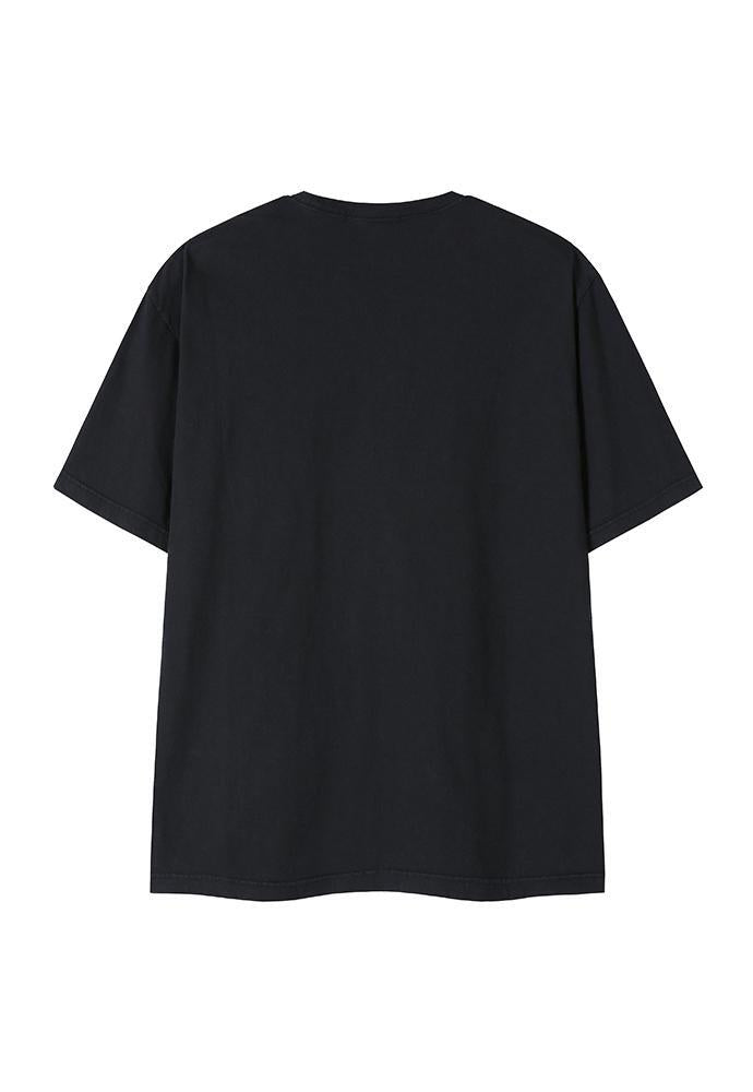 Art if acts - Garment Dyed Slub Pocket T-Shirt (Black) product image 7 | TRAB K-Fashion Australia