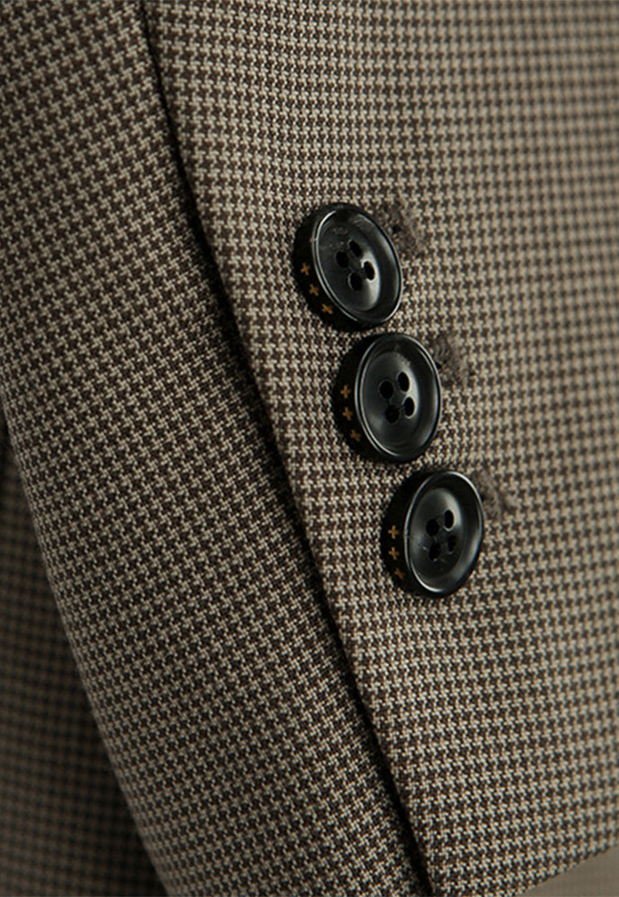 Tonywack - Crudo 3-Button Single Blazer (Brown Check) product image 6 | TRAB K-Fashion Australia