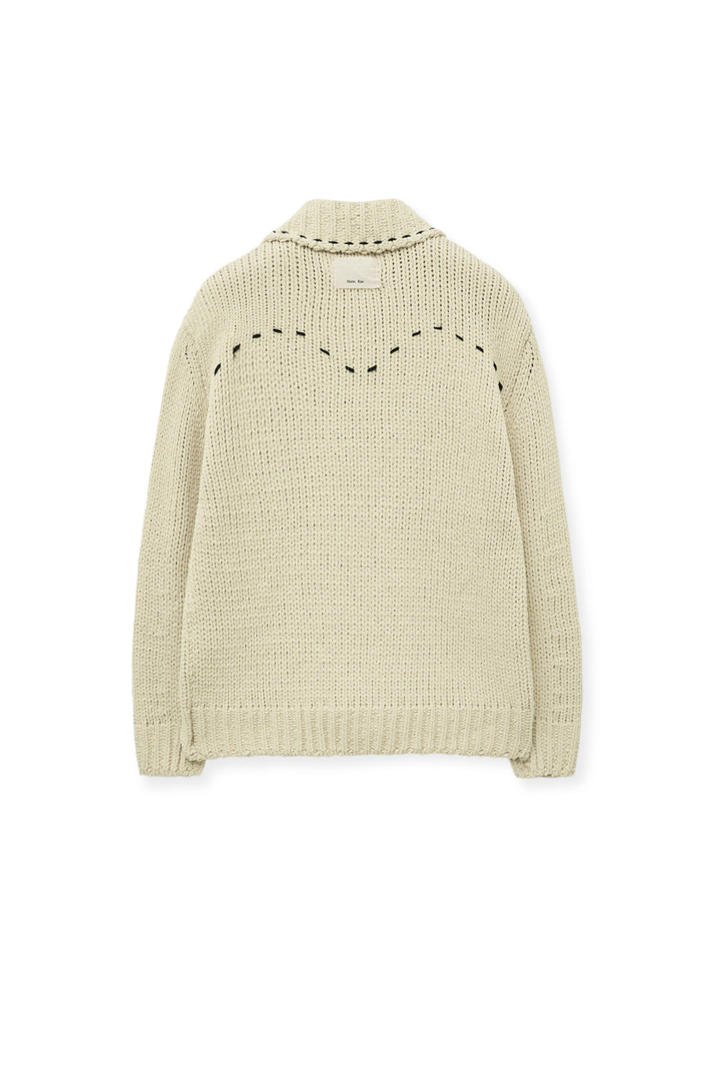 Matin Kim - Handmade Collar Knit Cardigan (Butter) product image 3 | TRAB K-Fashion Australia
