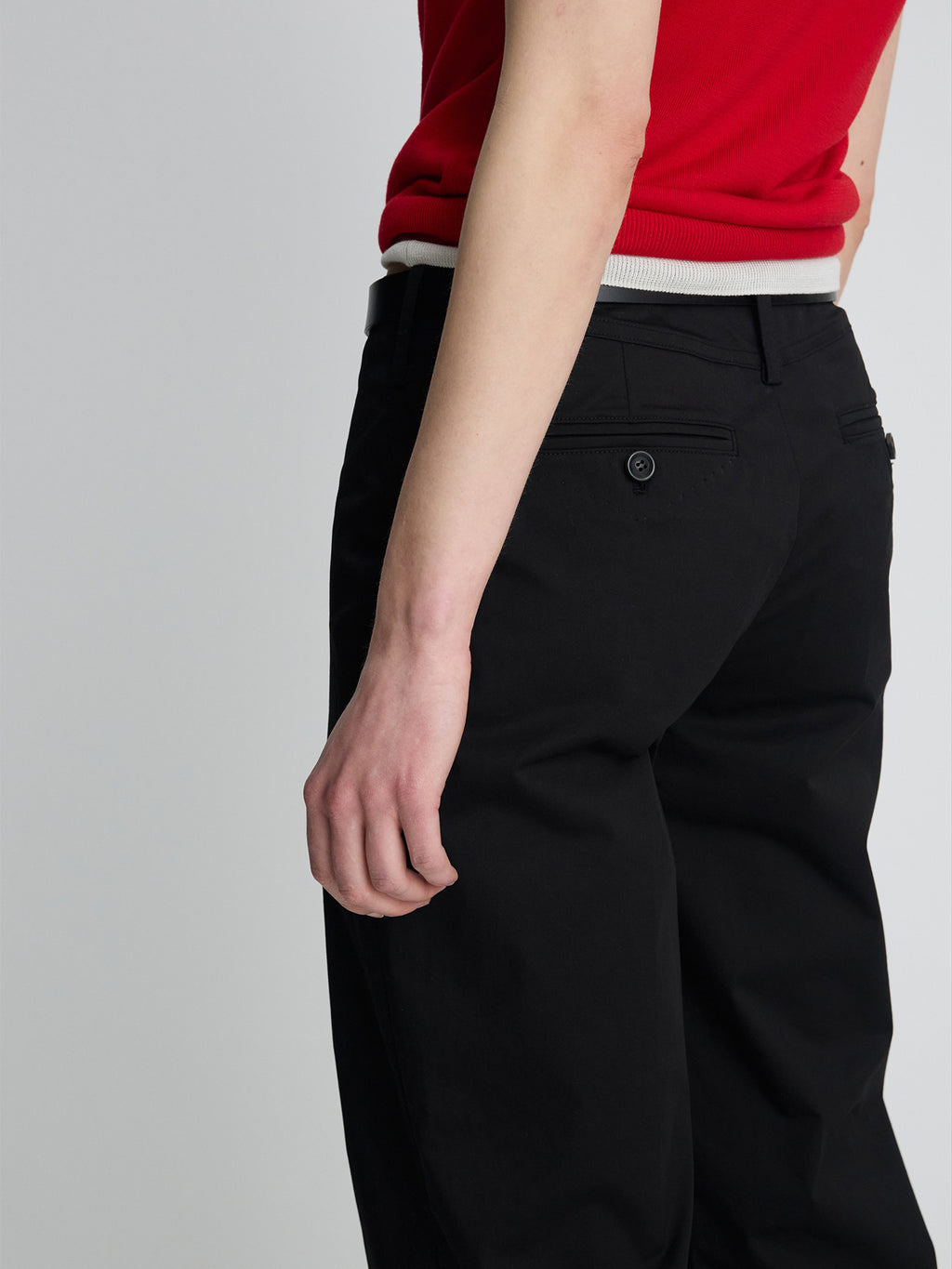 Tonywack - Cotton Straight Trousers (Black) product image 4 | TRAB K-Fashion Australia