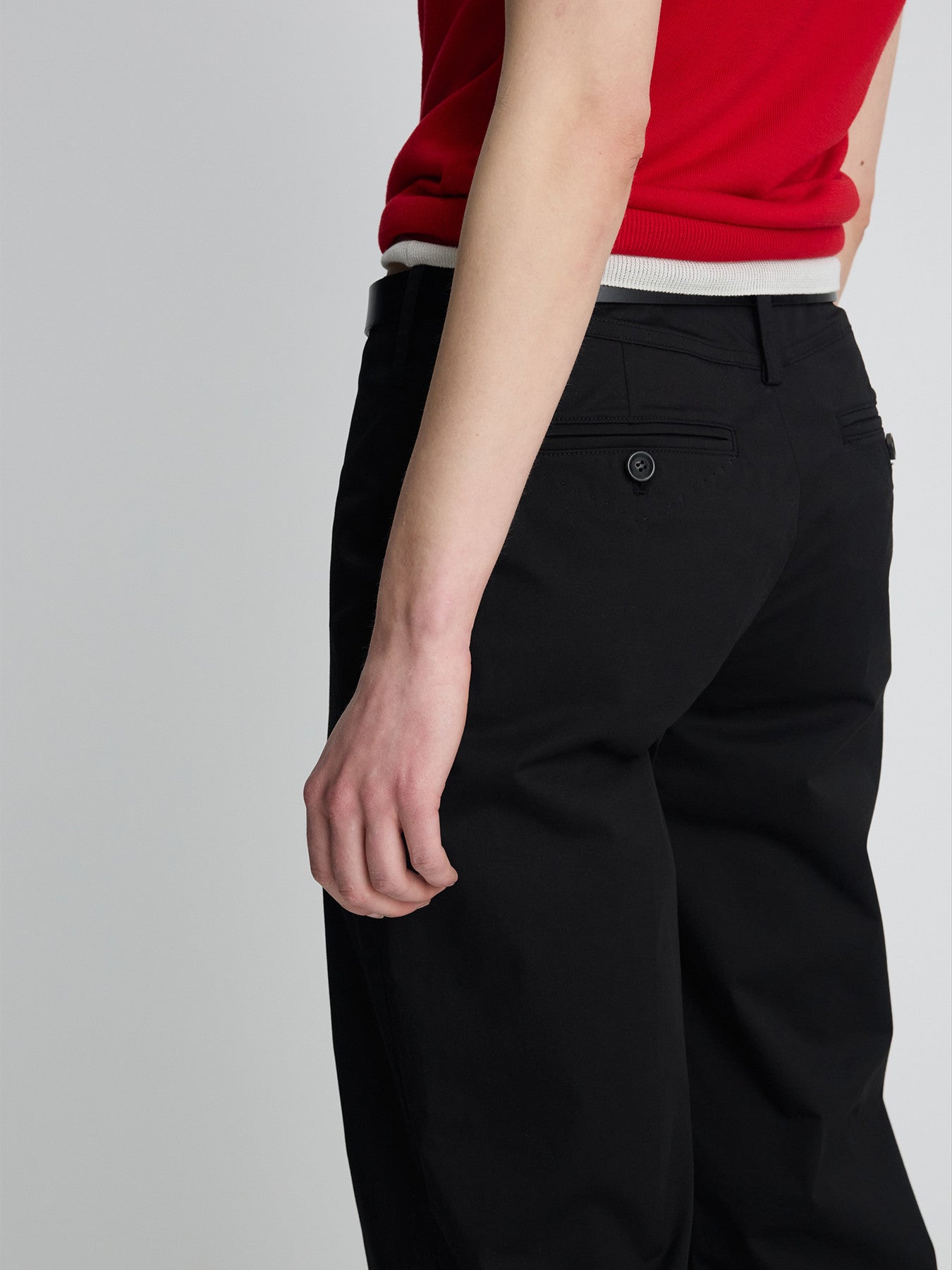 Tonywack - Cotton Straight Trousers (Black) product image 4 | TRAB K-Fashion Australia