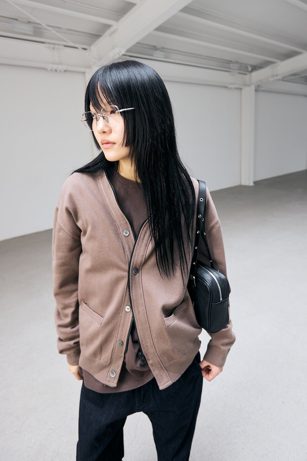 Hatchingroom - Zip Cardigan (Camel) product image 7 | TRAB K-Fashion Australia