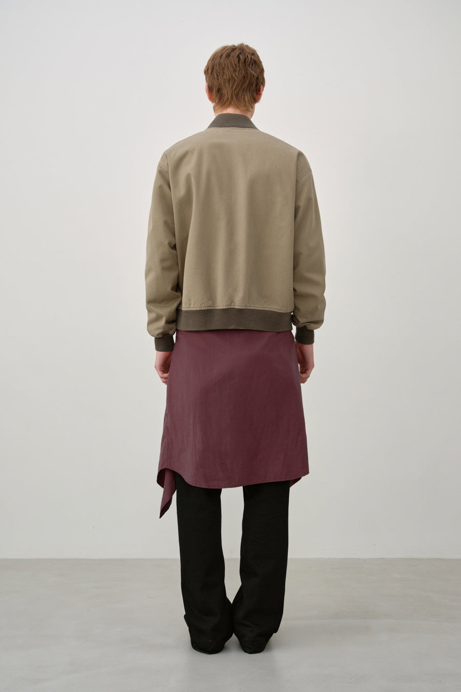 Insilence - Washed Cotton Tanker Jacket (Beige) product image 6 | TRAB K-Fashion Australia