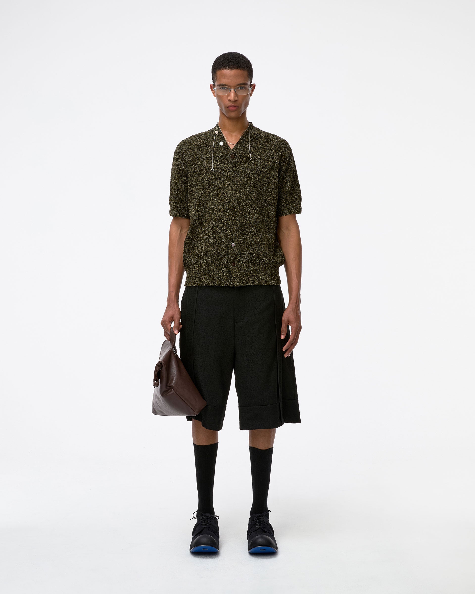 Ader Error - Half Sleeve Knit Product. 59 (Noir) product image 1 | TRAB K-Fashion Australia