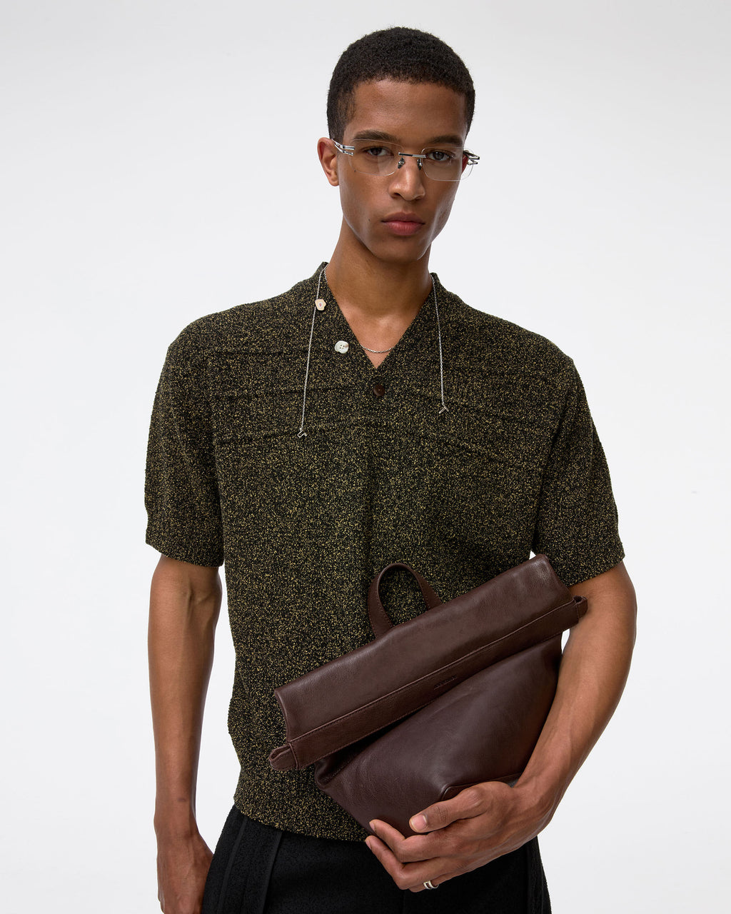 Ader Error - Half Sleeve Knit Product. 59 (Noir) product image 5 | TRAB K-Fashion Australia