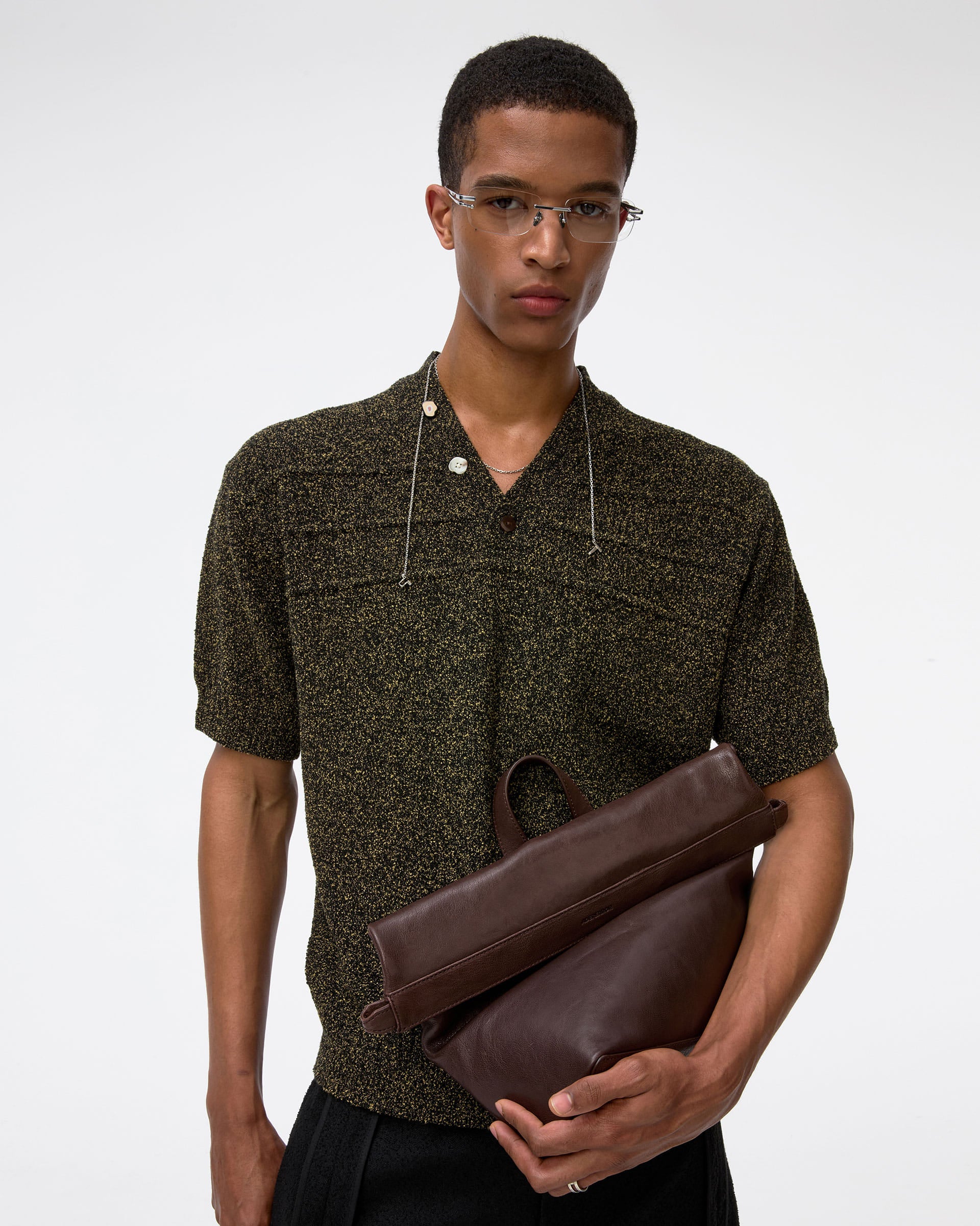 Ader Error - Half Sleeve Knit Product. 59 (Noir) product image 5 | TRAB K-Fashion Australia