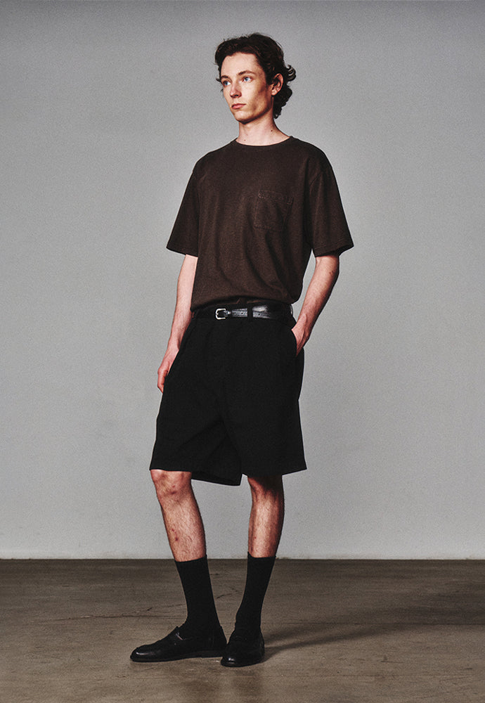Art if acts - Garment Dyed Slub Pocket T-Shirt (Charcoal) product image 2 | TRAB K-Fashion Australia