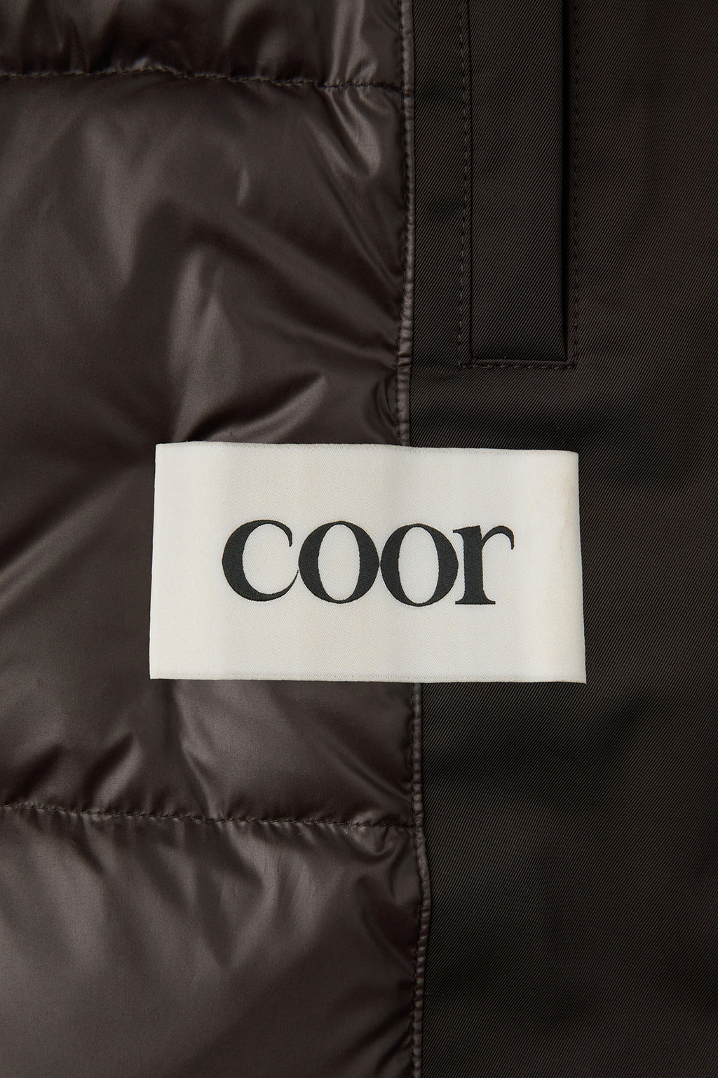 Coor - Collar Neck Down Puffer (Dark Brown) product image 9 | TRAB K-Fashion Australia