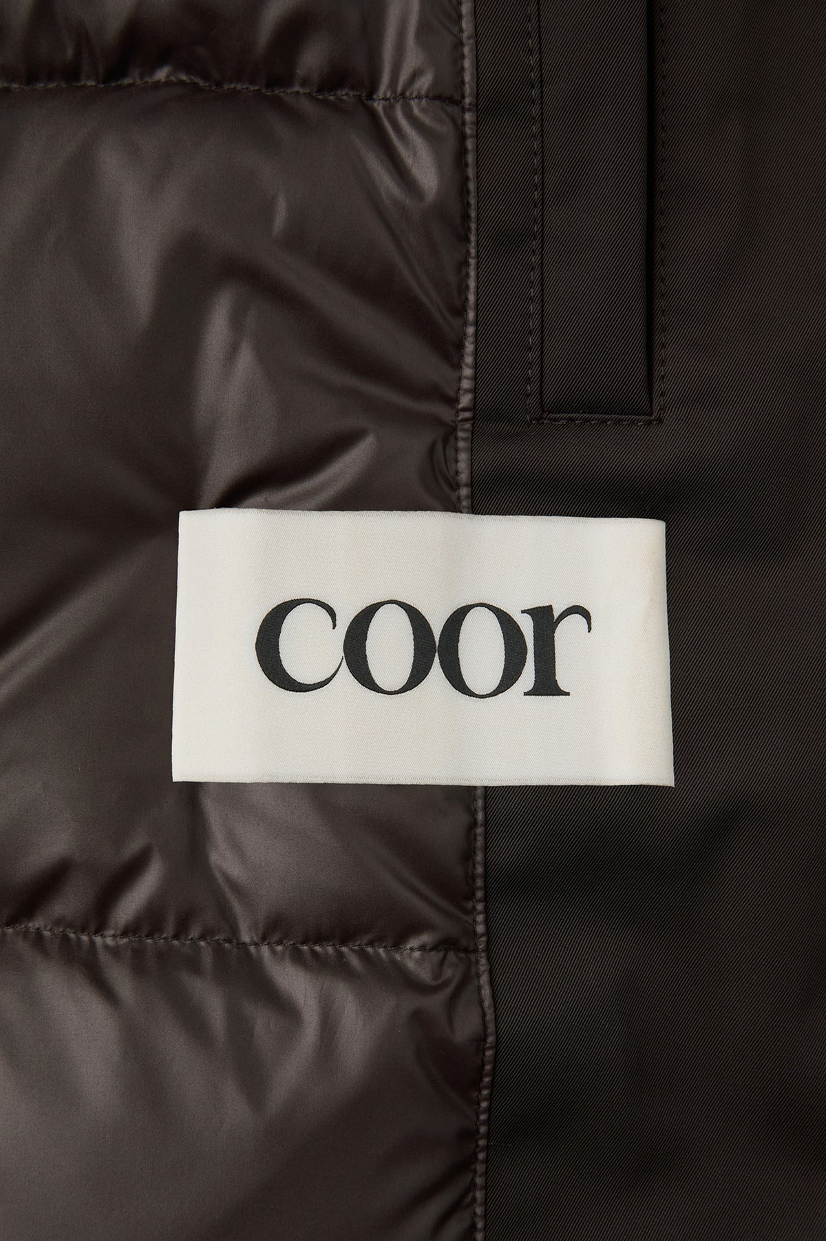 Coor - Collar Neck Down Puffer (Dark Brown) product image 9 | TRAB K-Fashion Australia
