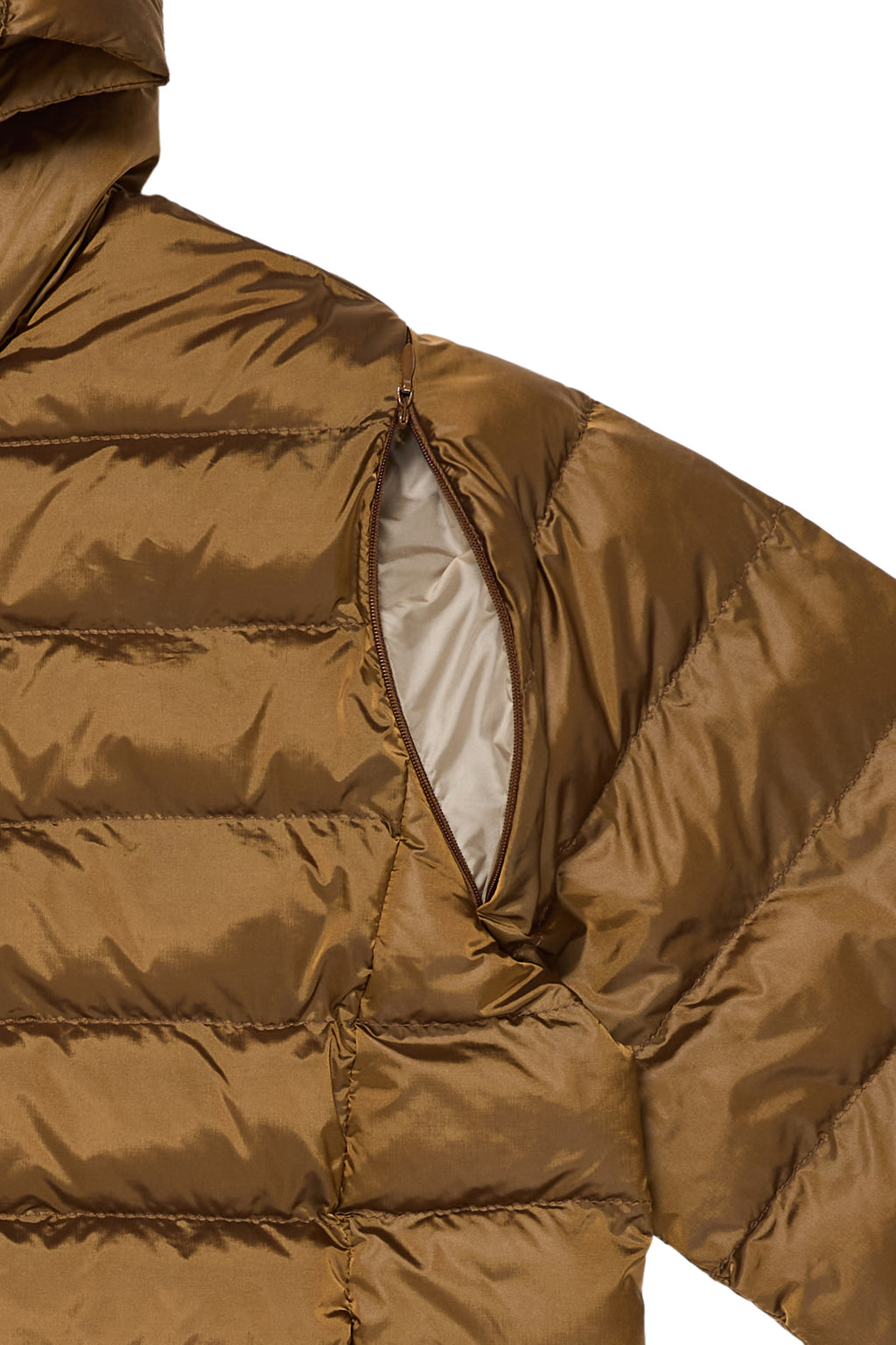 Deinet - Point Wellon Hooded Jacket (Dark Brown) product image 14 | TRAB K-Fashion Australia