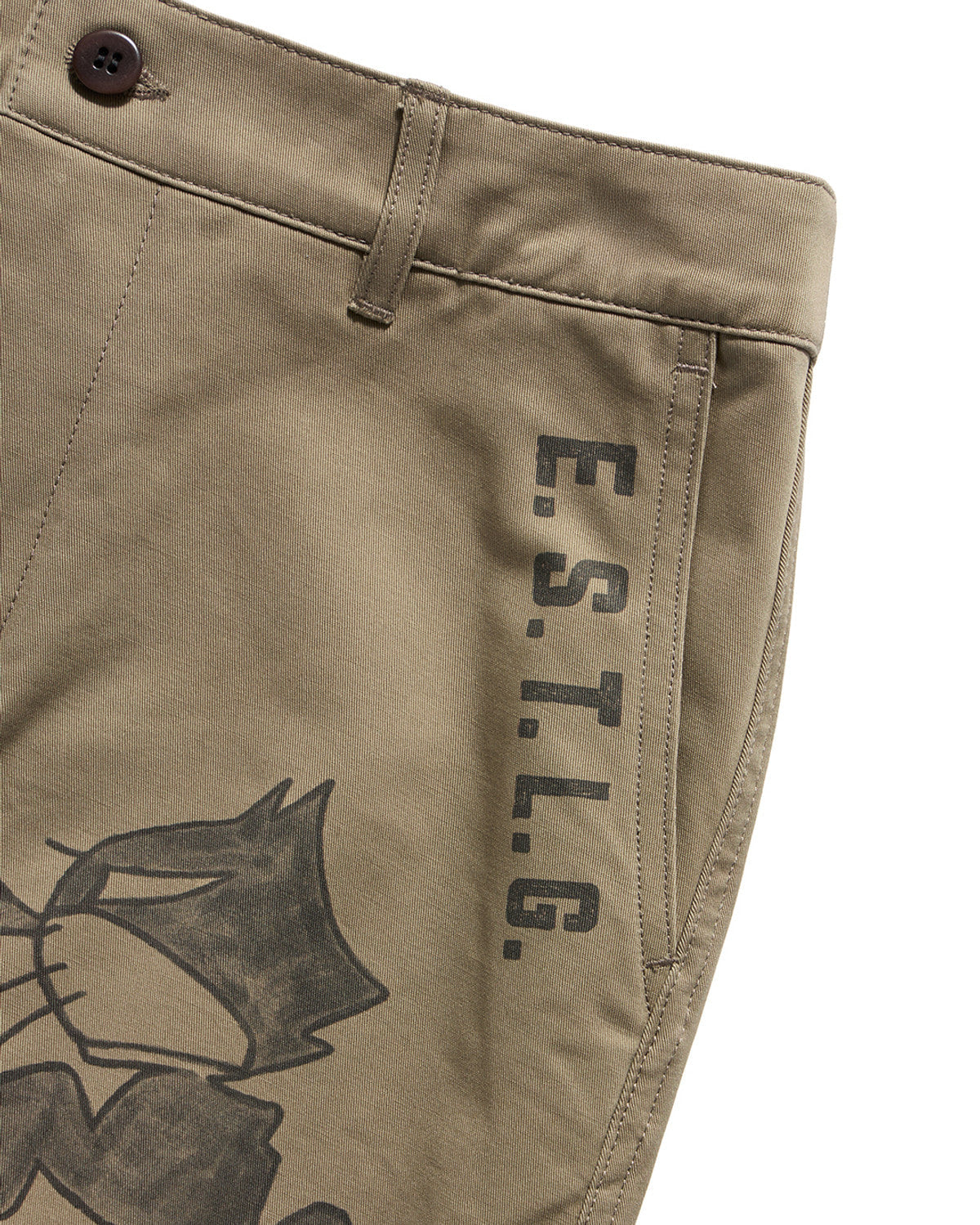 Eastlogue - Felix Vintage Printing Skirt (Beige) product image 4 | TRAB K-Fashion Australia