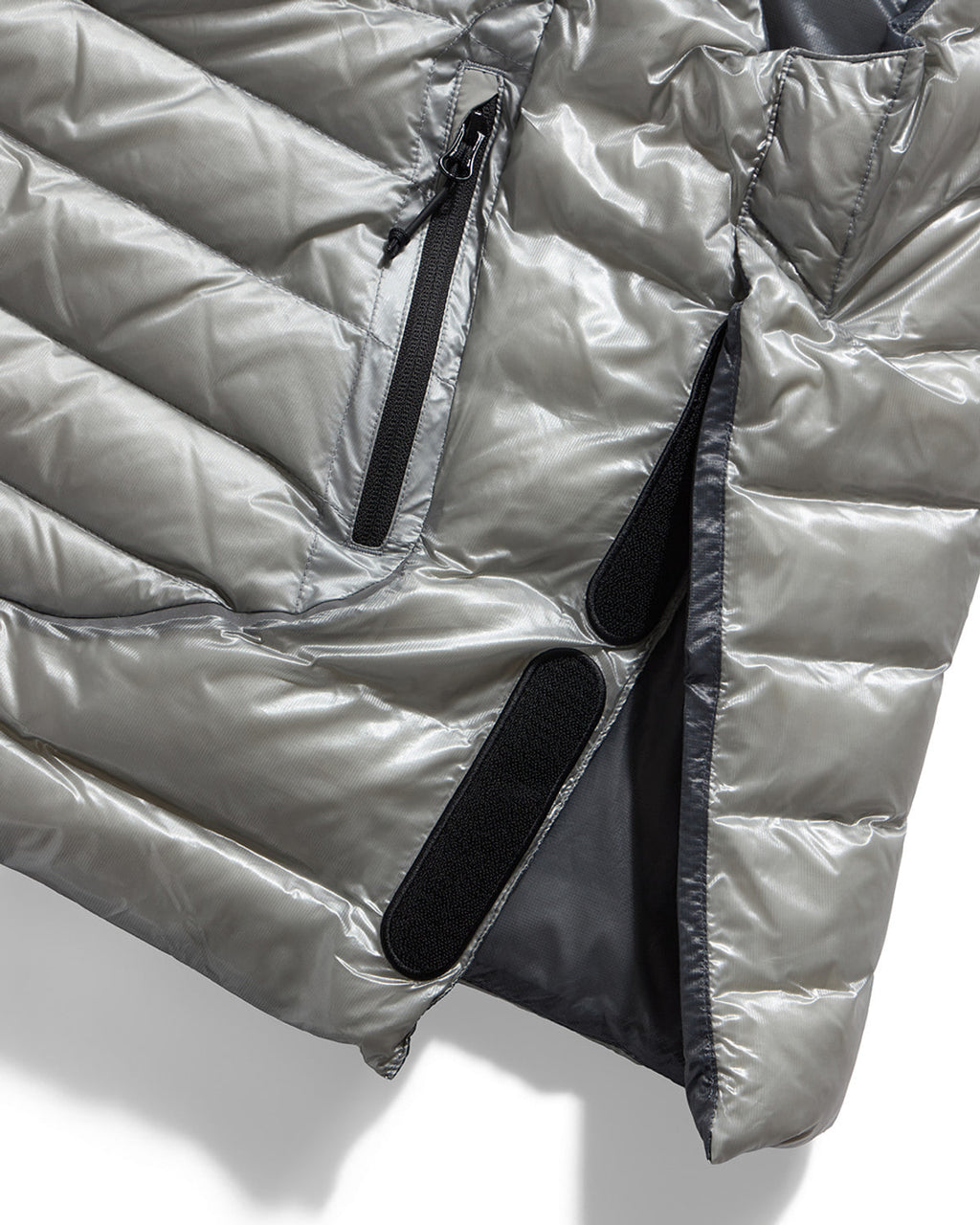 Eastlogue - Asymmetric Bullet Proof Down Vest (Silver) product image 9 | TRAB K-Fashion Australia