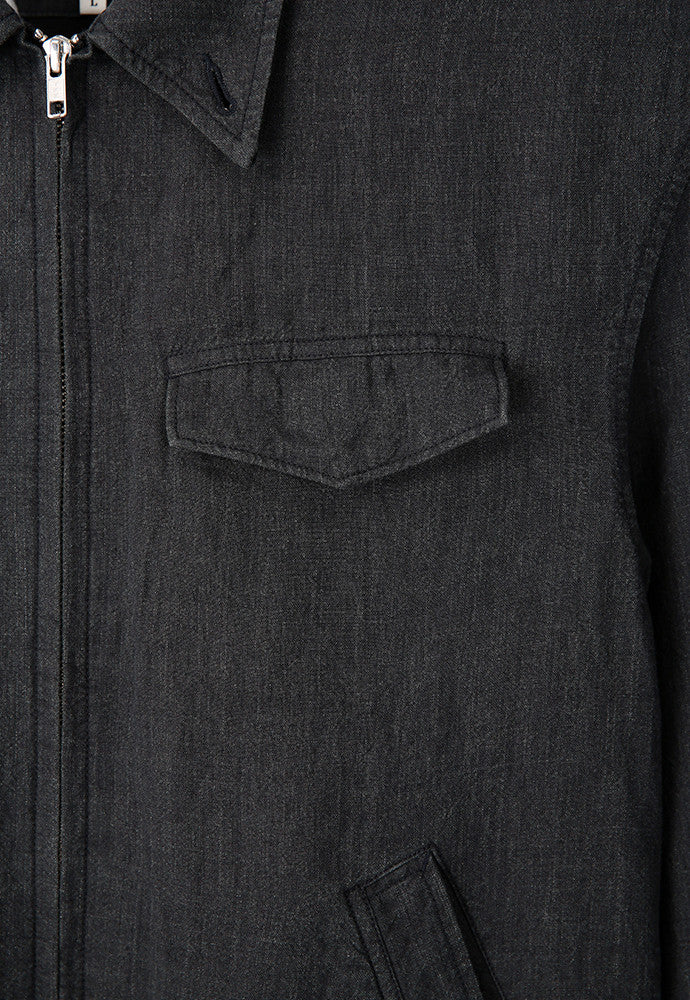 Art if acts - Linen Pocket Blouson (Black) product image 10 | TRAB K-Fashion Australia