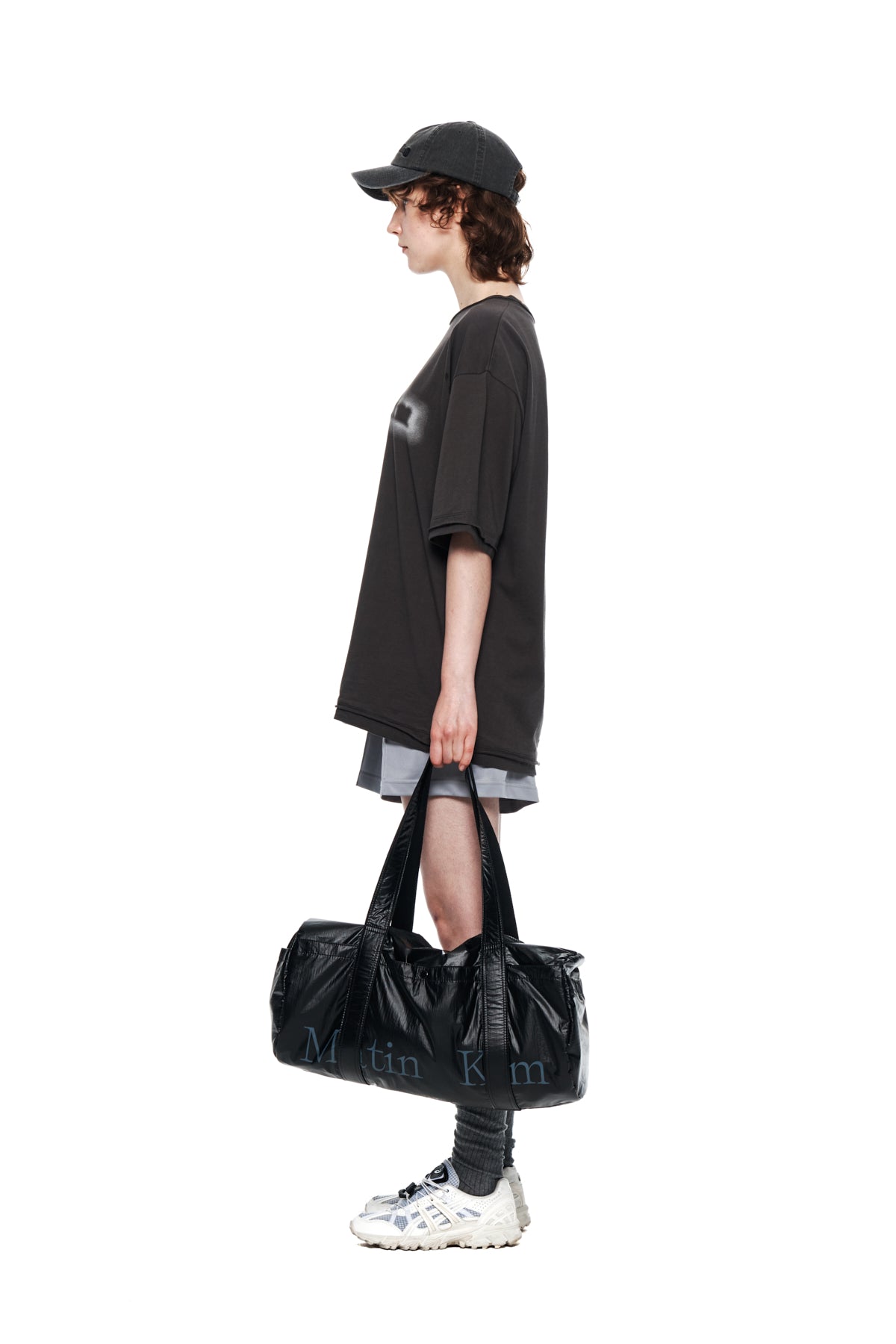 Matin Kim - Matin Shade Logo Top (Charcoal) product image 6 | TRAB K-Fashion Australia