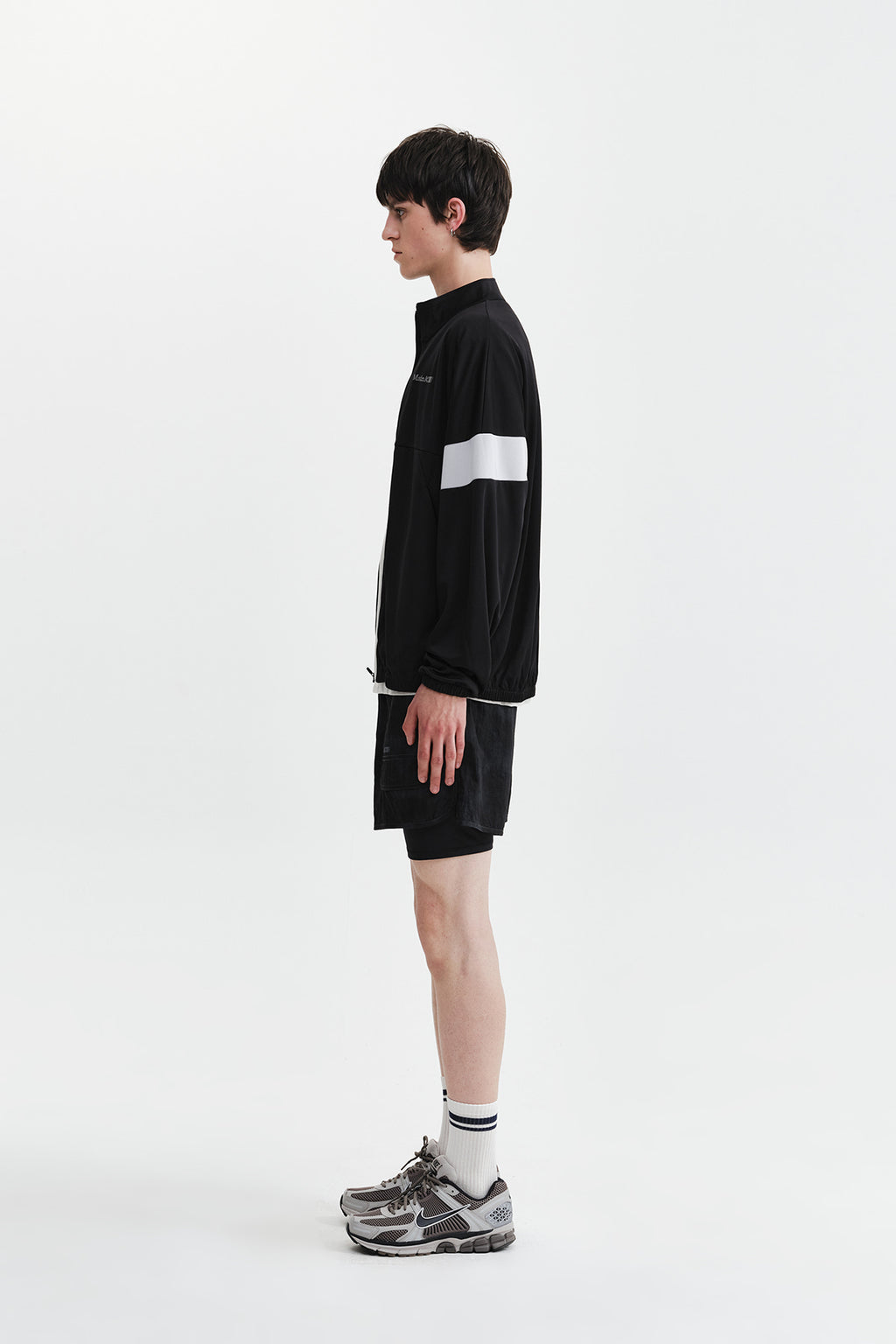 Matin Kim - Matin Pace Vortex Graffiti Zip Up (Black) product image 8 | TRAB K-Fashion Australia