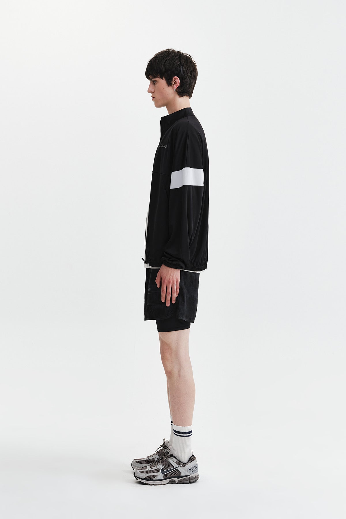 Matin Kim - Matin Pace Vortex Graffiti Zip Up (Black) product image 8 | TRAB K-Fashion Australia