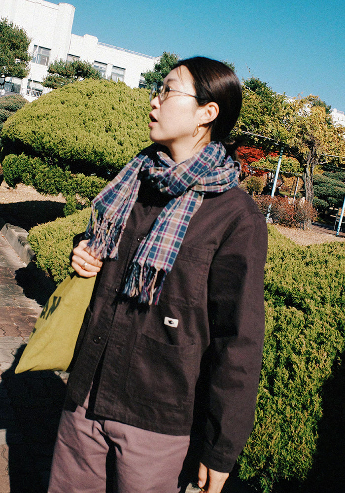 Collect Pieces - Peace Bird Work Jacket (Dark Brown) product image 7 | TRAB K-Fashion Australia