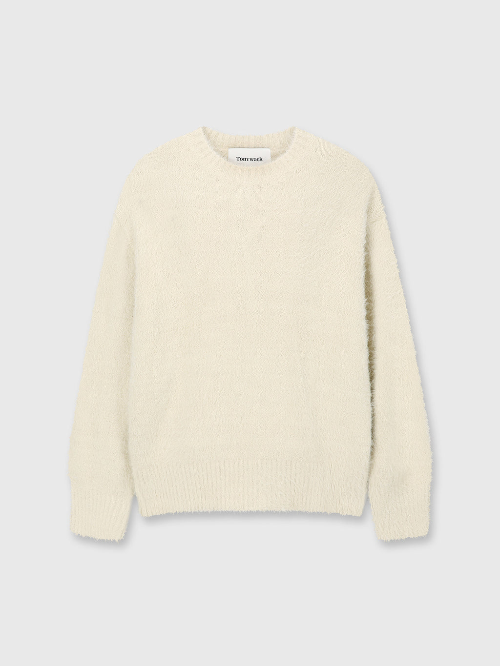 Tonywack - Faux Fur Crew-Neck Top (Ivory) product image 7 | TRAB K-Fashion Australia